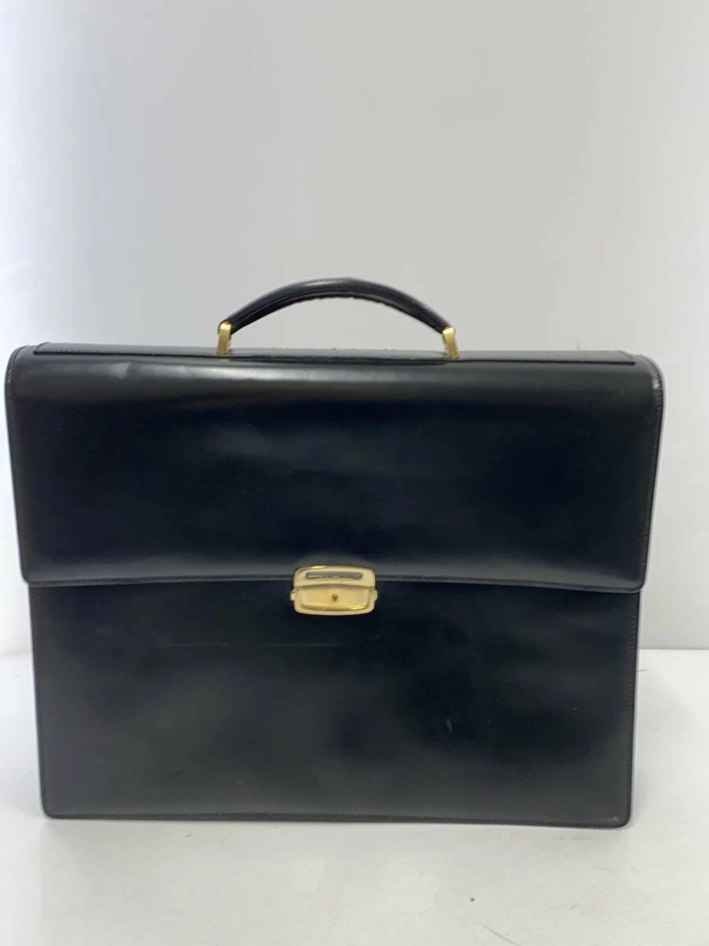 Salvatore Ferragamo Briefcase Leather Black